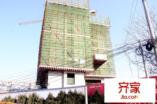 蓝光星华・海悦城楼体施工2015.03.10