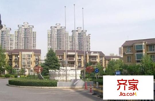 大雄城市花园一幅画卷外景图大门