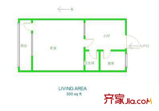 北京 城关北里 户型图