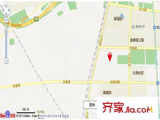 旭辉御府交通图电子地图