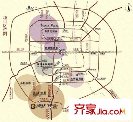 旭辉御府交通图区位