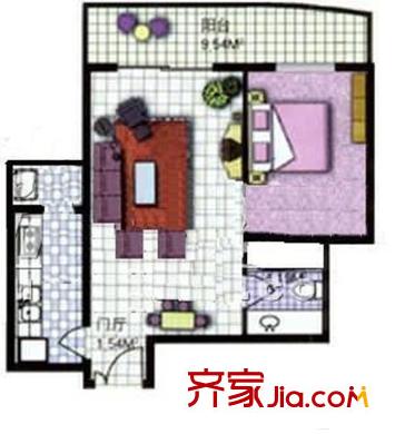 锦绣馨园 0室 户型图