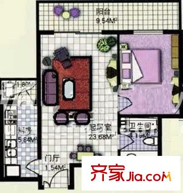 锦绣馨园 0室 户型图
