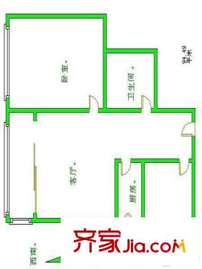 北京橙色年代户型图-齐家网小区库