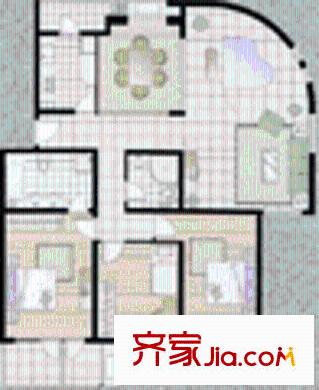 天赐良园户型图户型图 3室2厅2卫1厨