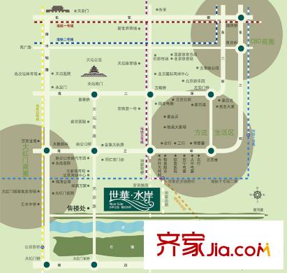 世华水岸交通图-区位图