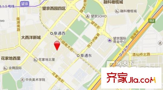 南湖渠西里交通图