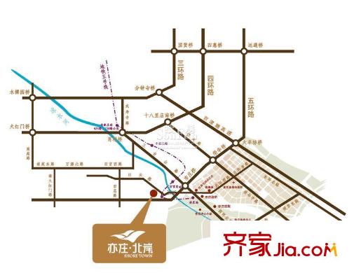 亦庄北岸交通图