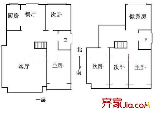 旭日嘉园 4室 户型图