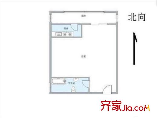 旭日嘉园 1室 户型图