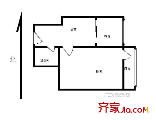 交大东路19号院42平东向