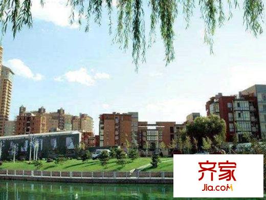 滨河花园外景图