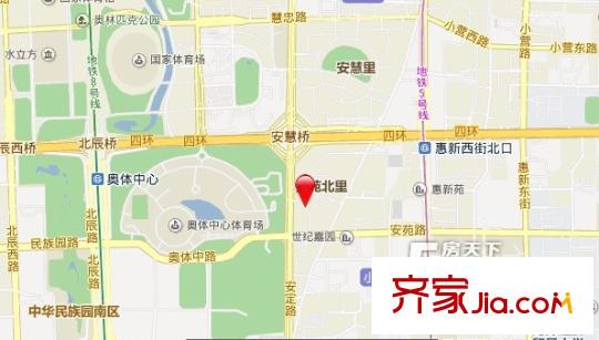 安苑北里交通图