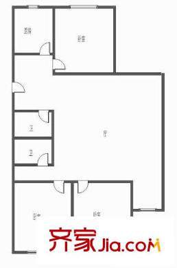 安苑北里户型图户型图 3室1厅2卫1厨