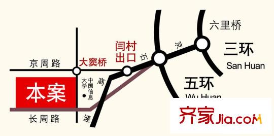 水墨林溪交通图