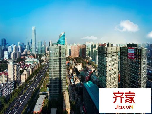 地杰长安驿楼体2013.08
