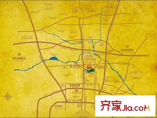 京基鹭府区位图