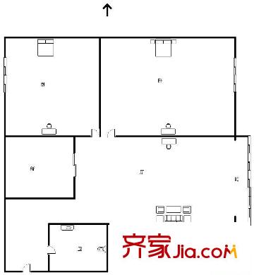 天通中苑戶(hù)型圖戶(hù)型圖 2室1廳1衛(wèi)1廚