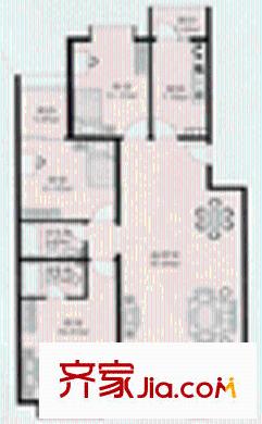 西湖新村戶(hù)型圖戶(hù)型圖 3室2廳2衛(wèi)1廚
