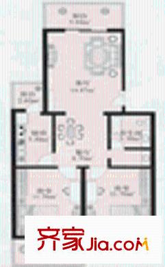 西湖新村戶(hù)型圖戶(hù)型圖 2室2廳1衛(wèi)1廚
