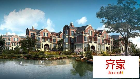 皇家御都外景圖排屋效果圖