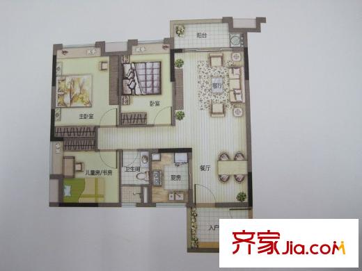 万科柏悦湾 0室 户型图