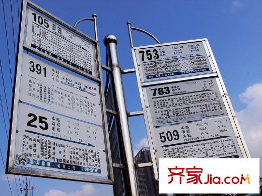 紫東名府周邊江南路公交站