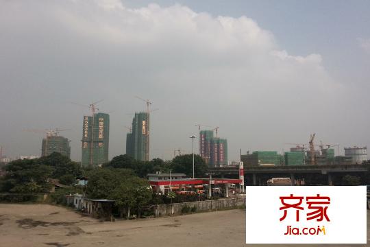 华发中央公园项目小区楼座(2015-10-24)