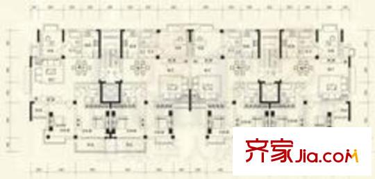 新隆藍天公寓戶型圖