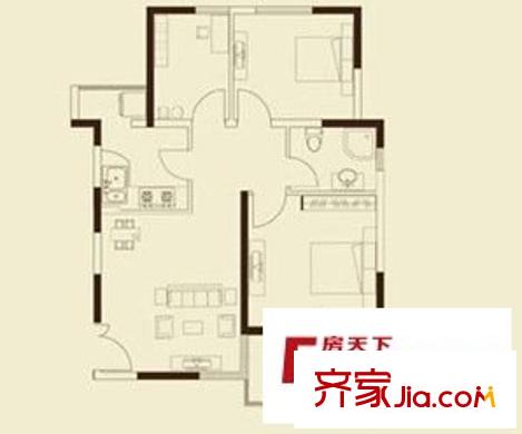 丹頂鶴社區(qū)戶型圖丹頂鶴小區(qū) 3室 戶型圖 3室1廳1衛(wèi)1廚