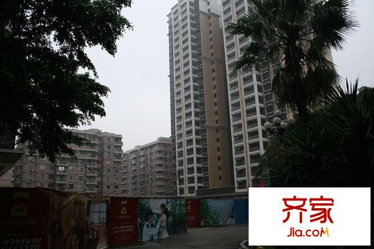 白天鹅花园・御江工程进度2013-4-3