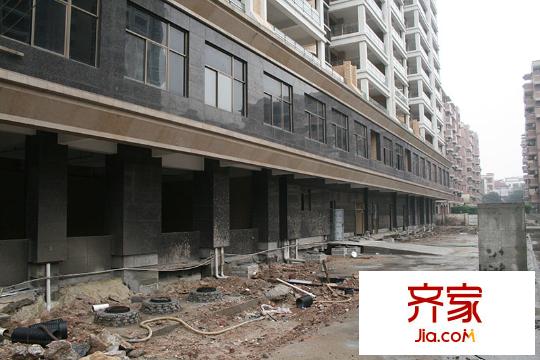 白天鹅花园・御江工程进度2013-4-3