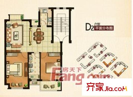 保億風(fēng)景九園三期2室1廳