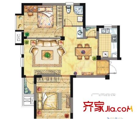 保億風(fēng)景九園三期2室1廳2