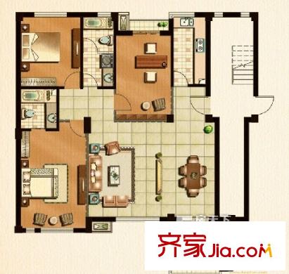 保億風(fēng)景九園三期3室2廳1衛(wèi)