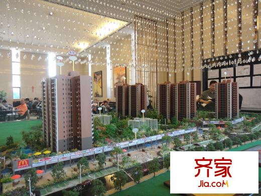 联诚・智博花园项目沙盘模型