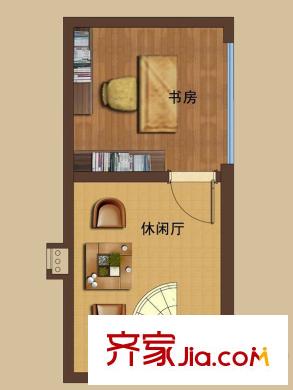 龍湖滟瀾海岸疊墅疊中戶型地下室一層 1室1廳