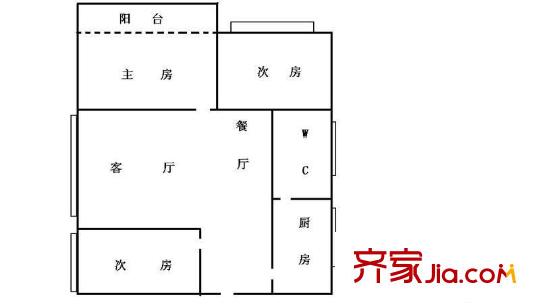 国利大厦 0室 户型图