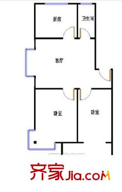 榮安世家兩室一廳72平