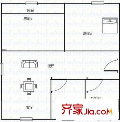 中信白云2室1廳