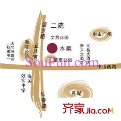 香榭麗舍交通圖