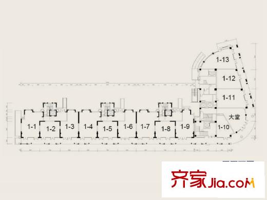 中海東湖熙岸 戶型圖