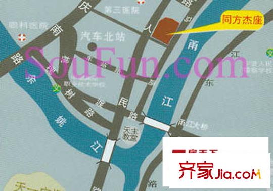同方杰座交通圖
