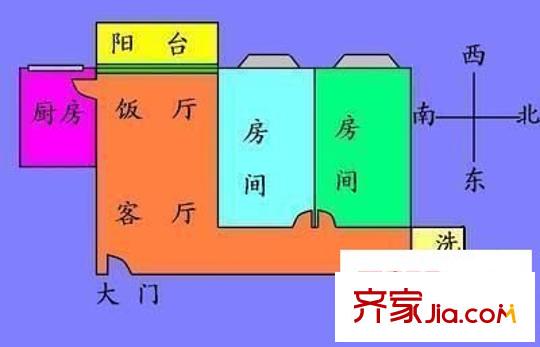 永胜华庭 2室 户型图