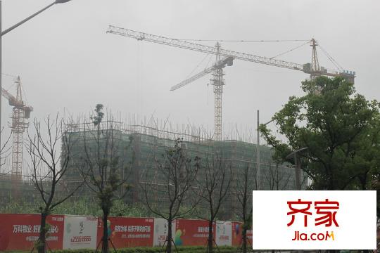 萬科云鷺灣溪上建設(shè)進度（2015.7.8）