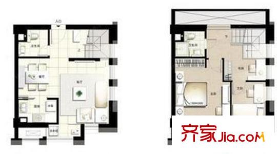 迪賽青蘋果2室2廳
