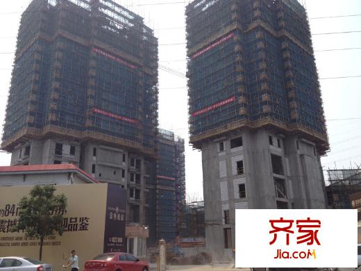 金色瓏庭地上7層建筑中（2012.09.20）