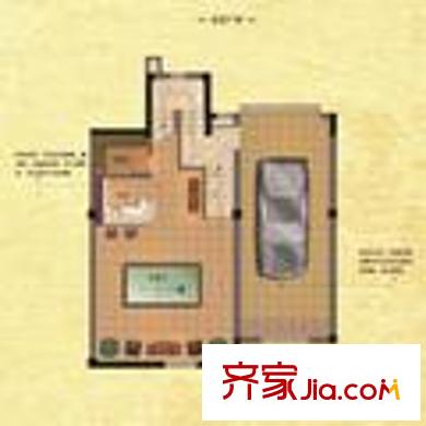 都市華庭 1室1廳1衛(wèi)1廚 戶型圖