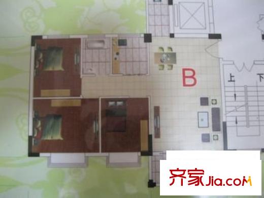 翡翠蓝湾 3室 户型图