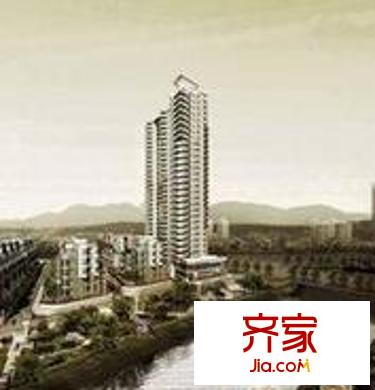 金色江南外景圖 